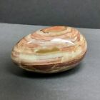 Banded LG Heavy Onyx Egg Stone Polished Carved Stone Quartz Family Multicolor ￼￼