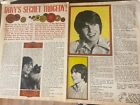 Davy Jones, The Monkees, Two Page Vintage Clipping