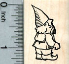 Garden Gnome Rubber Stamp D33613 WM