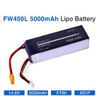 FLY WING FW450L RC Helicopters 14.8V 5000mAh Lipo Battery For V2.5 / V3 / UH-1iB