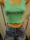 Forever 21 Green EXCLUSIVE crop Top Tank S