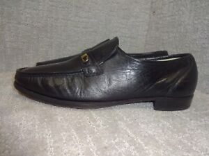 Florsheim Imperial Mens Size 13 D Black Soft Leather Penny Loafer Slip On Shoes