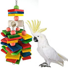 Large Parrot Chew Toy for Bird Macaw African Greys Cockatoo Eclectus Budgies