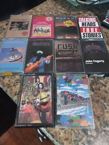 Rock Cassette Tapes Lot.. 10 Tapes