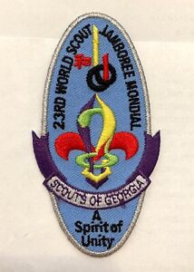 2015 23rd World Scout Jamboree Country of GEORGIA Contingent badge