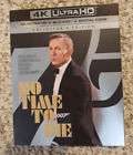 No Time to Die 4K ***SLIPCOVER ONLY*** No Discs - James Bond, 007, Daniel Craig