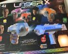 ⚡️Laser X Laser Tag Equips 4 Players 300’ Range Blasters Voice Coach Multi Color