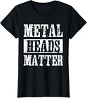 Funny Metal Heads Matter Heavy Black Death Metal Unisex Hooded Sweatshirt