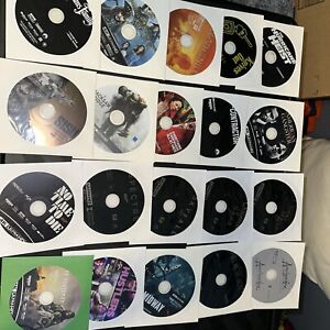 Lot of 20 Action 4K Movies/ NO CASES/LIKE NEW DISCS/ PLEASE SEE PICTURES