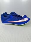 Nike Zoom Rival Sprint Racer Blue Orange Track Field Spikes Size 10 DC8753-401