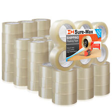 72 Rolls Carton Sealing Clear Packing Tape Box Shipping - 2 mil 2