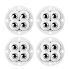 4Pcs Mini Caster Wheels For Small Appliances, 360°Rotation Self Adhesive Caster