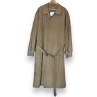 Bill Blass Men’s Vintage ‘90s  Trench Coat Removable Wool Lining 38R Tan