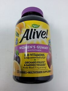 Nature's Way Alive! Women's Gummy Multivitamin and 130 Count Exp 04/24