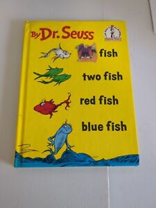 ONE FISH TWO FISH RED FISH BLUE FISH 1960 - 1st Ed HC Book by DR. SEUSS (Ld0386)