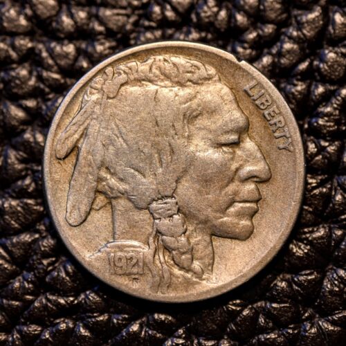 (ITM-5012) 1921-S Buffalo Nickel ~ Very Fine (VF) Cndtn ~ COMBINED SHIPPING!
