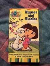 Nickelodeon Dora Explorer Rhymes Riddles VHS Video Tape Nick Jr