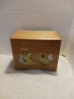 Vintage Westwood Fighting Roosters Wooden Recipes Box