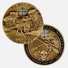 Police SWAT Navy Seals Team 6 NSW DEVGRU USMC Sniper Glass Scope Challenge Coin