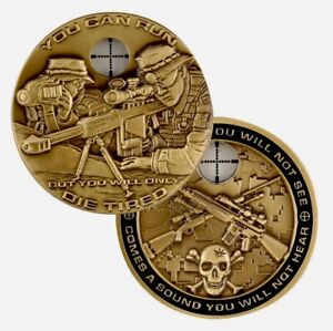 New ListingPolice SWAT Navy Seals Team 6 NSW DEVGRU USMC Sniper Glass Scope Challenge Coin