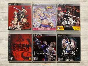 PS3 No More Heroes SIREN Lollipop Killer Is Dead & Shadows of the Damned & Alice