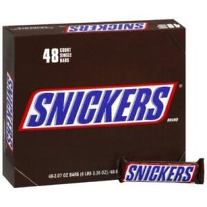 Snickers Candy Bar, 1.86-Ounce Bars 48 Ct.