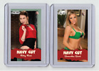 Riley Reid rare MH Navy Cut #'d x/3 Tobacco card no. 608