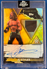 New Listing2021 Topps Fully Loaded AJ STYLES Table Relic AUTO /75