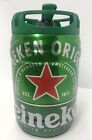 Heineken Mini Keg 5L Steel Beer Can Empty Draught Keg W/ Tap Man Cave Bar Decor