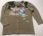 NWT Vintage Storybook Knits Hand Knit The Lady Of Shallot  Cardigan Sweater 1X