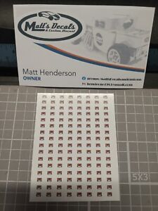 1/64 for hot wheels waterslide decals  For sale Signs MADE IN THE USA!