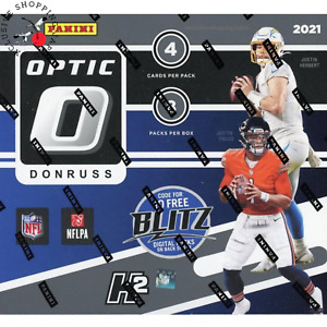 2021 PANINI DONRUSS OPTIC FOOTBALL H2 HOBBY HYBRID Box Factory Sealed NFL NEW