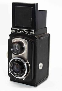 Vintage Ciro-Flex TLR Film Camera with Rapax Shutter 85mm f:3.5 Lens and Case