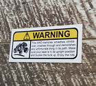 4WD WARNING DECAL STICKER HUMOUR FUNNY NOVELTY VEHICLE AWD 4WD DECALS STICKERS