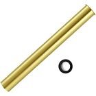Flanged Sink Tailpiece 1-1/4 in. OD, 12 inch Brass Extension Tube for Trap