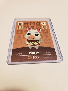 !SUPER SALE! Flurry # 067 Animal Crossing Amiibo Card AUTHENTIC Series 1 NEW!!!
