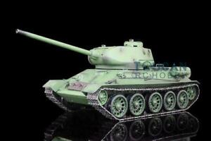 1/16 Henglong 7.0 Plastic Soviet T34-85 RTR RC Tank 3909 Clearance Free Shipping