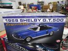 acme 1/18 1968 Ford mustang shelby gt500KR convertible blue NIB