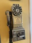 Crosley Reproduction Vintage Pay Phone Working Telephone Coin Bank w/ Keys