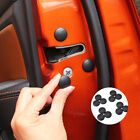 12Pcs Car Interior Door Lock Screw Protector Cover Cap Trim Accessories Black (For: 2020 F-250 Super Duty)