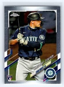 2021 Topps Chrome Update RC Rookie Debut #USC46 Evan White Seattle Mariners
