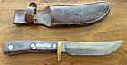 Vintage Schrade Walden Old Timer 165 Fixed Blade Knife  w/ orig Sheath--934.24