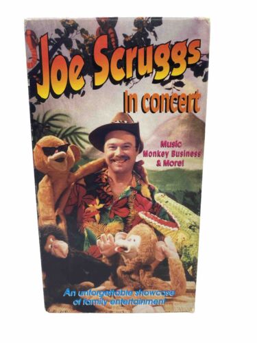 Joe Scruggs In Concert: Music Monkey Business & More! (VHS, 1992) - Very Good