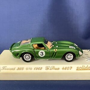 Solido Ferrari 250 GTO 1963 #4507 Vintage 1:43 Scale w/ Case France