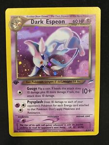 Dark Espeon 4/105 1st Edition RARE HOLO  Neo Destiny Pokémon Card