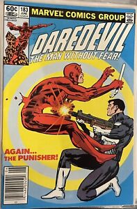 Daredevil #183 1St Vs. Punisher Newsstand