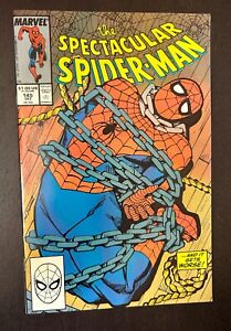 SPECTACULAR SPIDER-MAN #145 (Marvel Comics 1988) -- Bondage Cover -- NM-