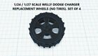 1/24 1/27 SCALE WELLY CHARGER REPLACEMENT POLICE WHEELS CUSTOM DIORAMA BUILD LED