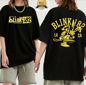 Band Punk Blink 182 T-Shirt Rock Shirt Pop Tee Tour2023 Vintage Size S-5xl Black