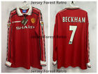 David Beckham Manchester United 98/99 Home Premium Jersey Long Sleeve